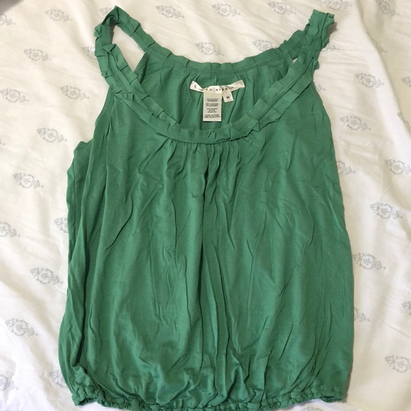 Max Studio Tops - Grass green tank